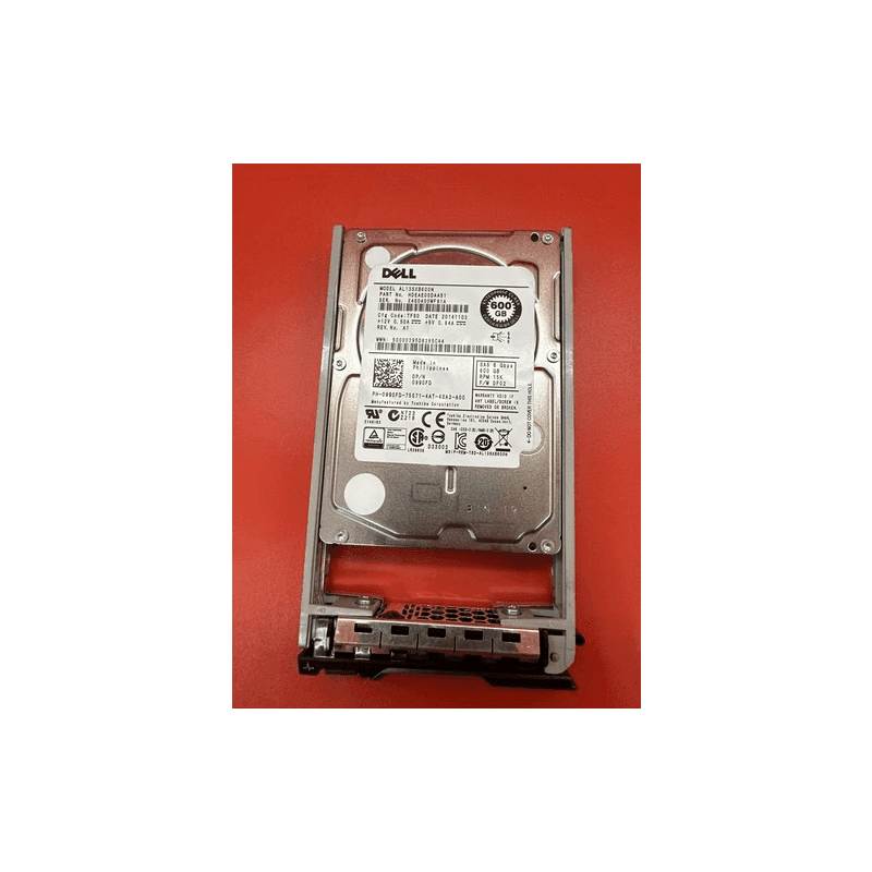 Dell 990FD 0990FD 600GB 15K SAS 2.5 Hard Drive In Dell Tray AL13SXB600N Silver