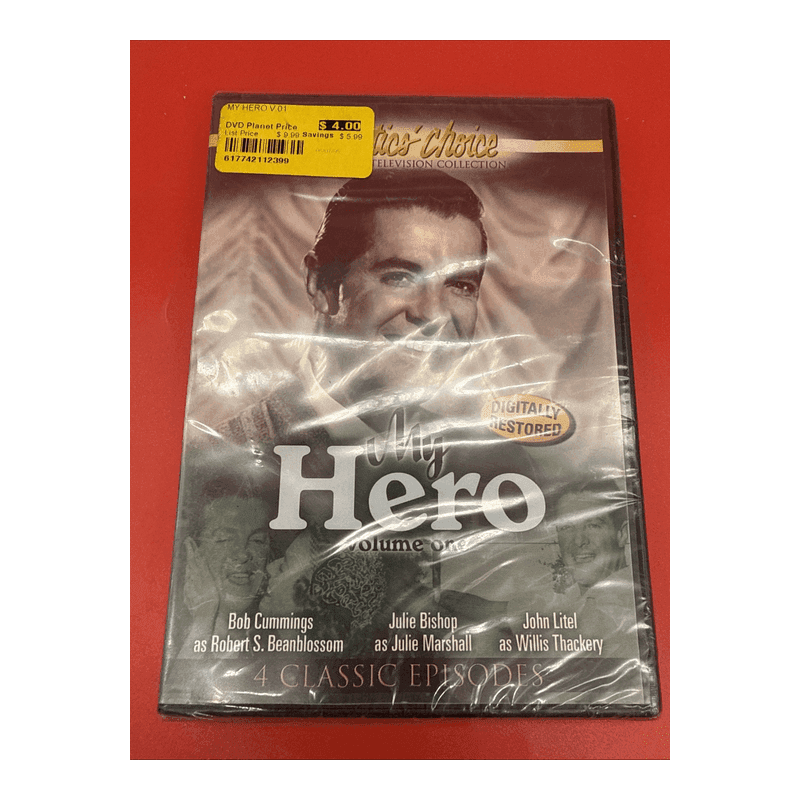 Critics Choice MY HERO VOL. 1 Brand New Sealed DVD Comedy Robert Cummings NR