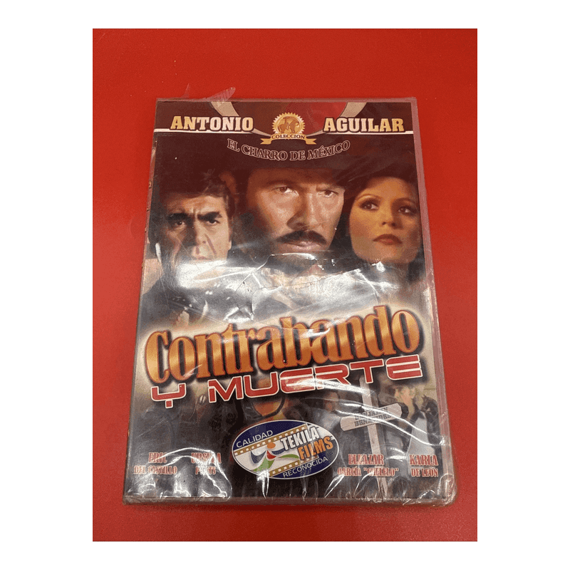 Contrabando Y Muerte DVD con El Charro De Mexico Antonio Aguilar Movie Action NR