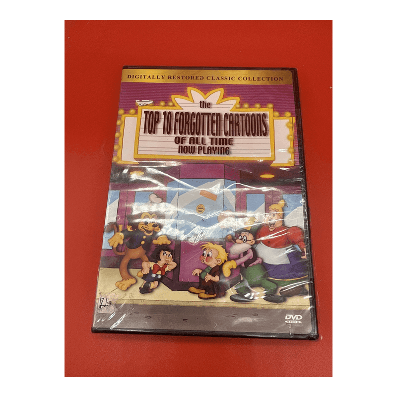 The Top Ten Forgotten Cartoons (DVD, 2002) - Brand New Sealed NR