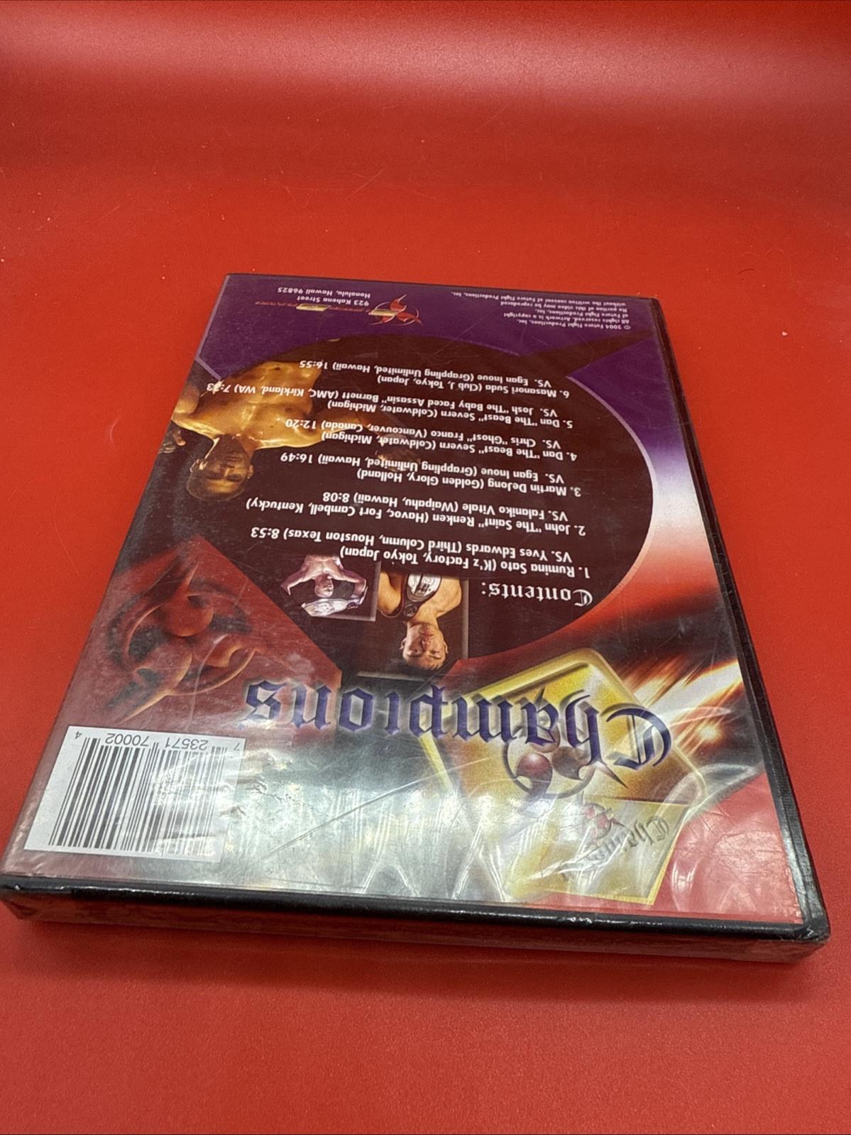 Super Brawl: Champions (DVD, 2004) MMA Rumina Sato Dan Severn - Brand New Sealed - Image 4