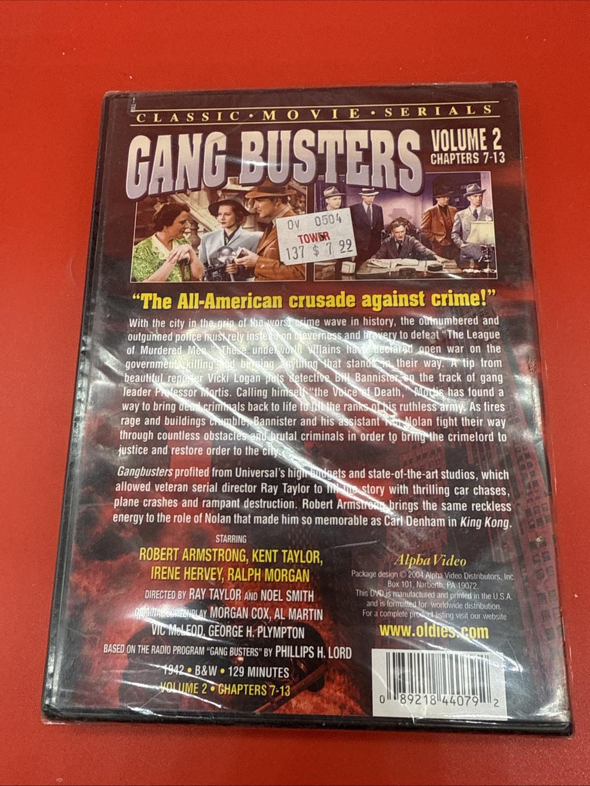 Gangbusters Serial 2 Chapters 7-13 (DVD, 1942) - Brand New Sealed Ray Taylor - Image 3
