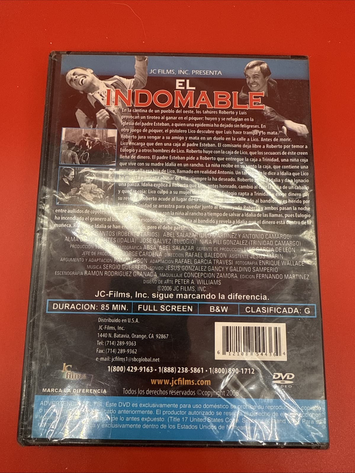 EL INDOMABLE 1966 DVD Gaston Santos Epoca de Oro Del Cine Mexicano Movie NR - Image 3