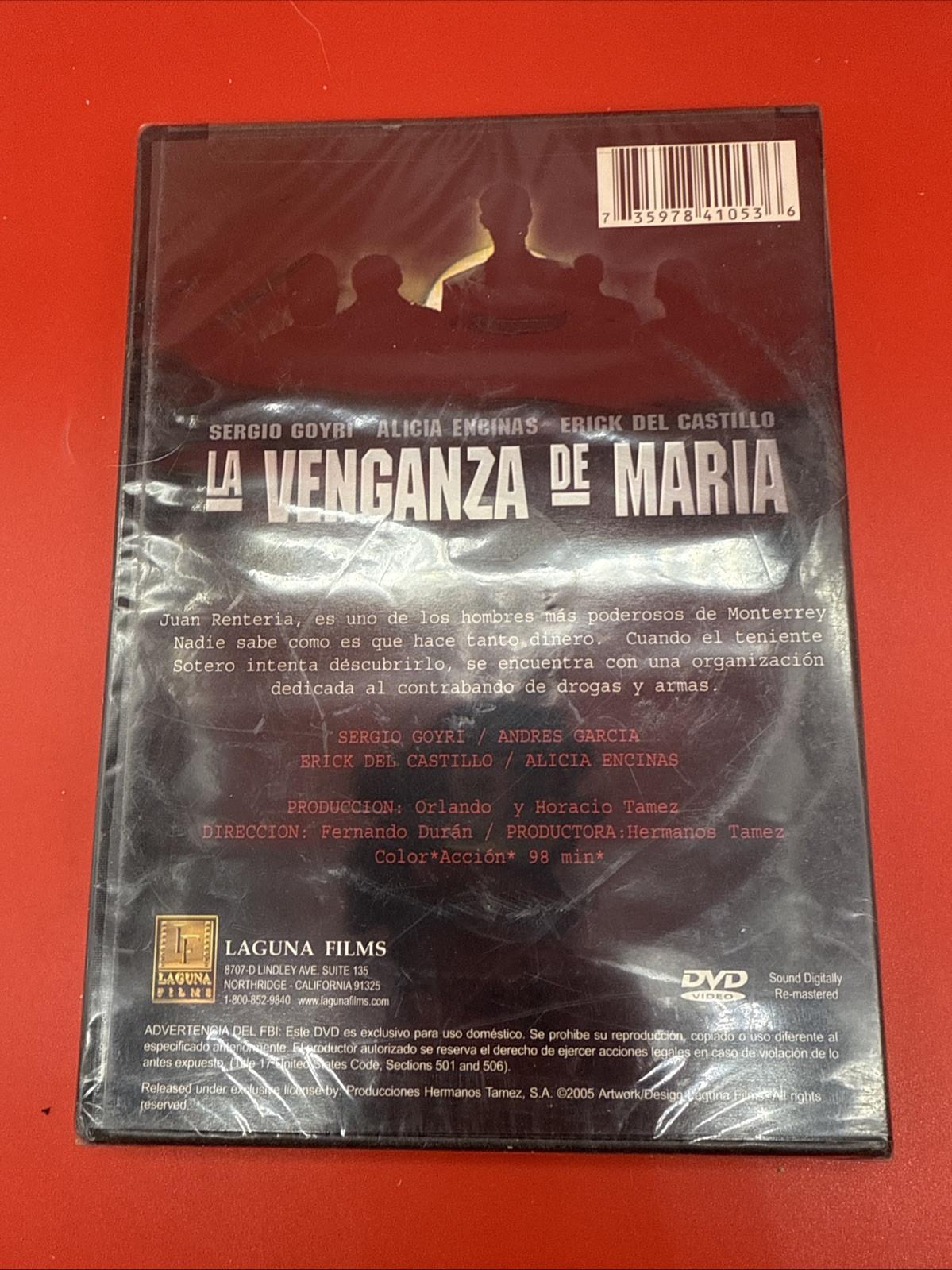 La Venganza de Maria (DVD, 2006) - Brand New Sealed - Image 3