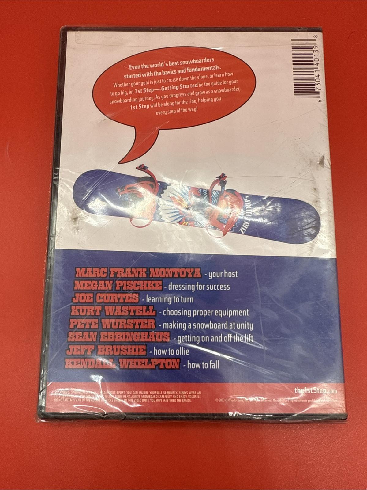 1st Step Snowboarding Getting Started for Beginners (DVD, 2004) - New Sealed - Image 6