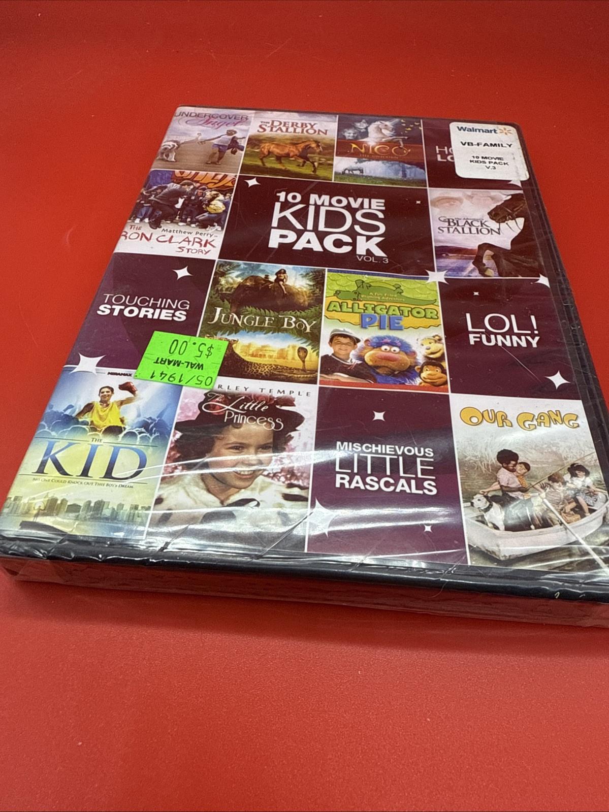 10 Movie Kids Pack, Vol. 3 (DVD, 2011, 2-Disc Set) Brand New Sealed English NR - Image 2