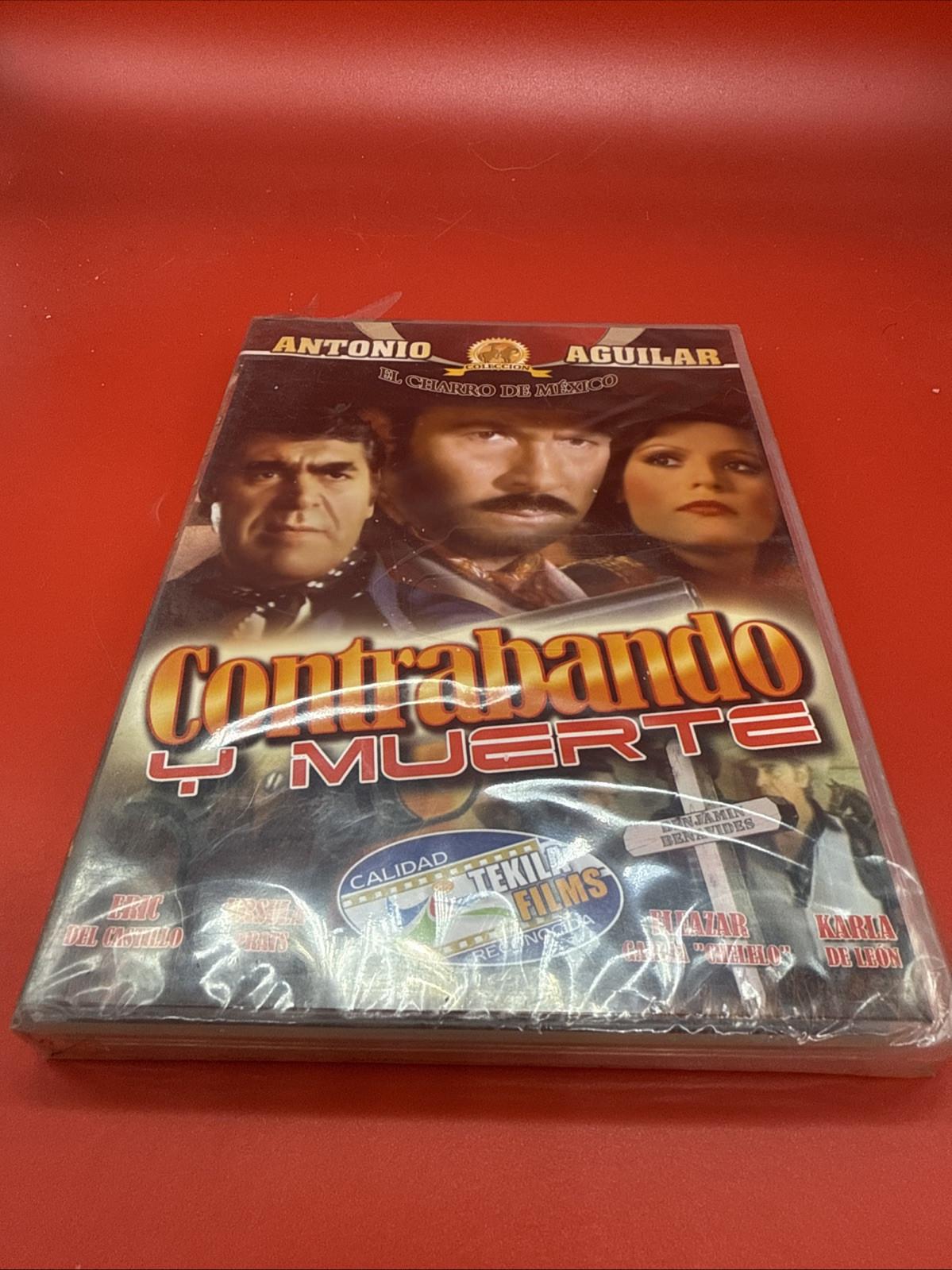 Contrabando Y Muerte DVD con El Charro De Mexico Antonio Aguilar Movie Action NR - Image 2