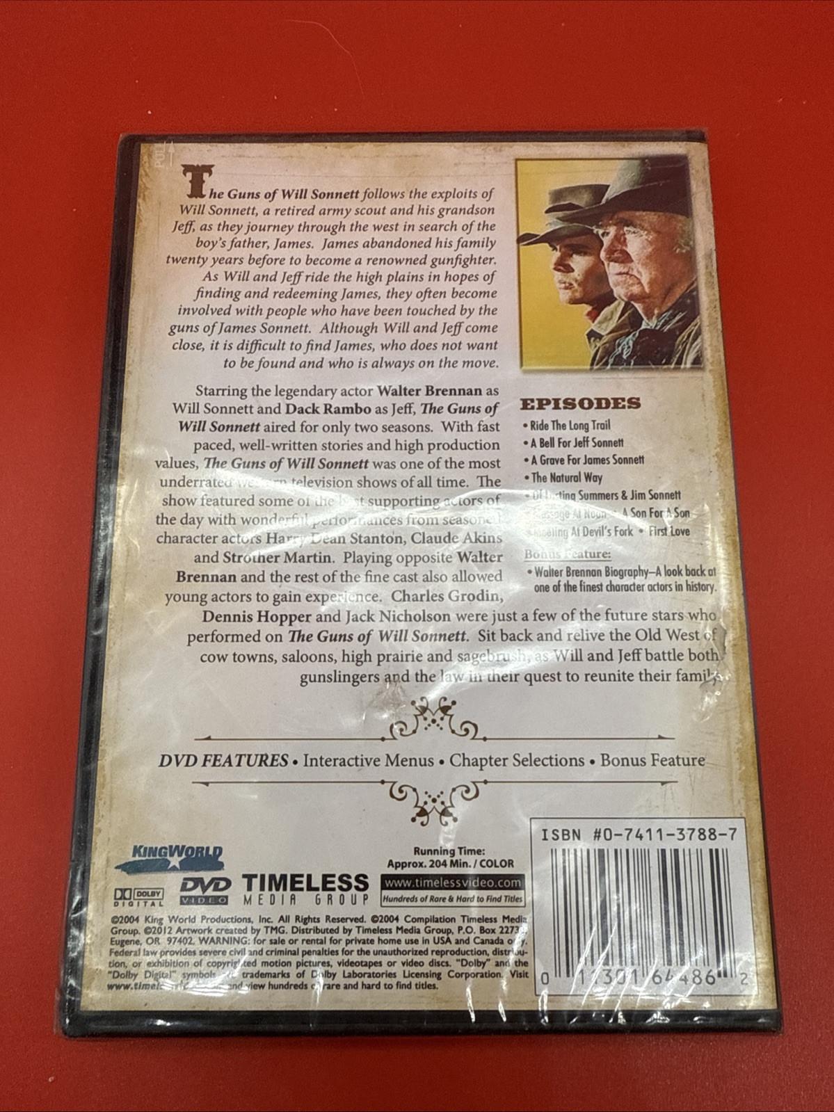 The Guns of Will Sonnett, Season One (DVD, 2008) - New Sealed - Image 3