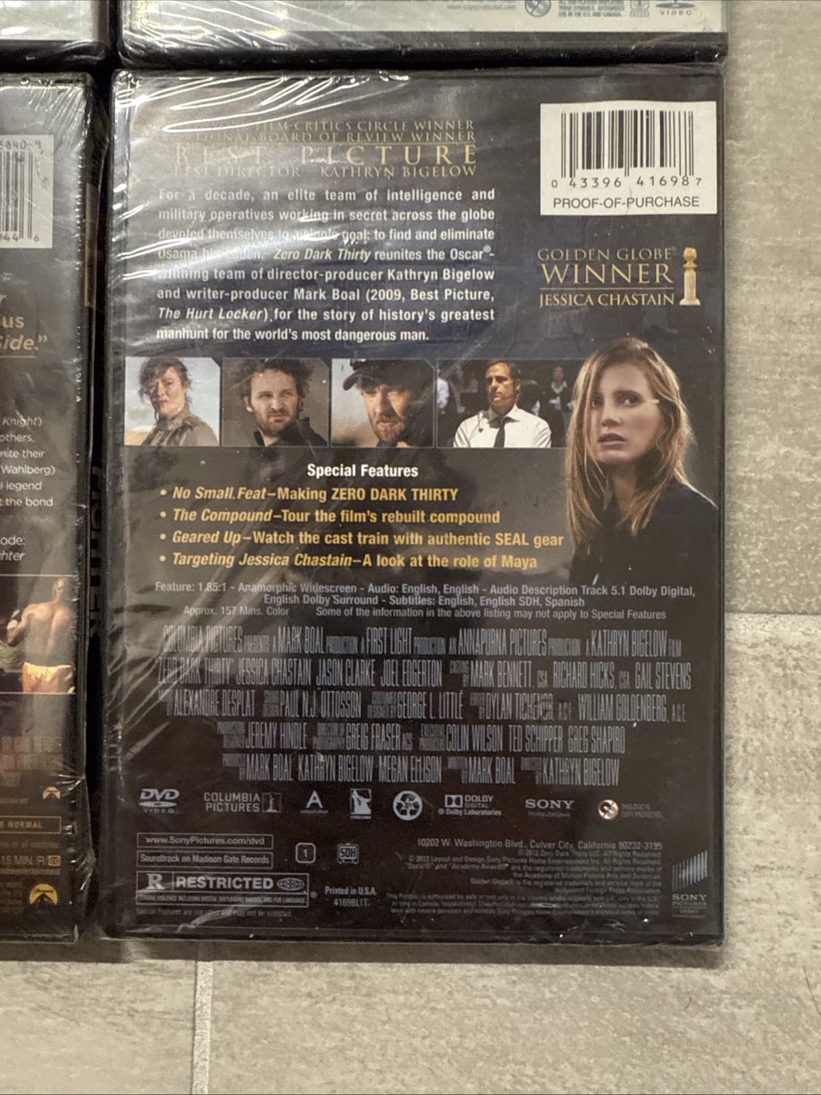 Lot Of 4 DVD A Clear Shot Bourne Ultimatum Fighter Zero Dark Thirty NEW Sealed - Image 9
