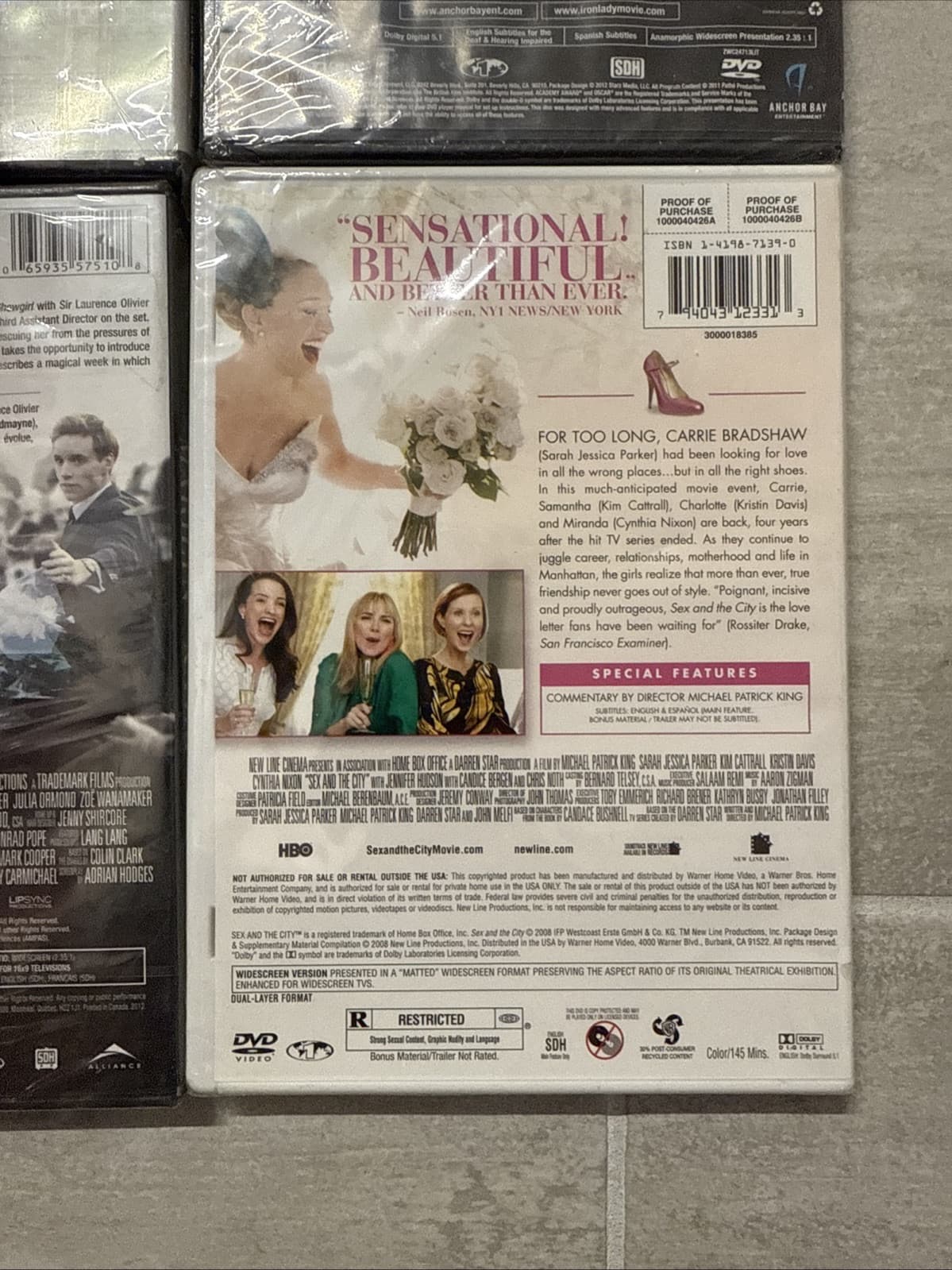 Lot Of 4 Duplicity Marilyn Sex In The City Iron Lady DVD - Brand New Sealed - Image 9