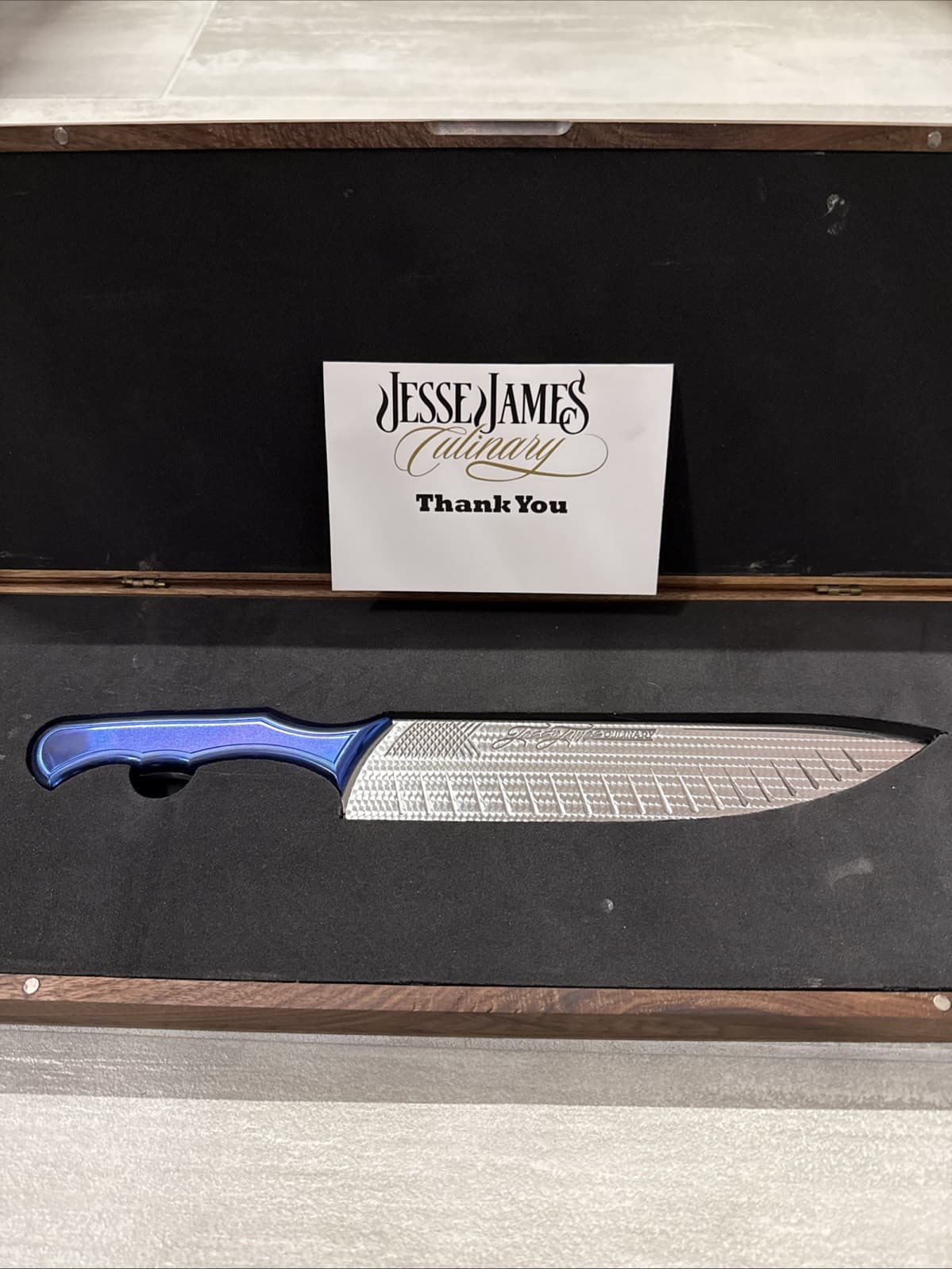 Jesse James Culinary El Diablo “Niner” Space Tape Knife JJFU West Coast Choppers