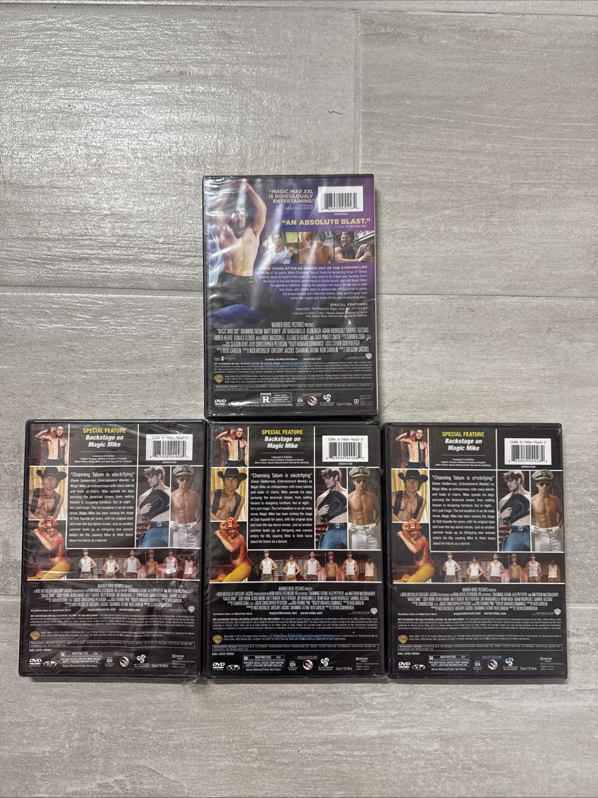 Magic Mike (DVD, 2012) - 3 Brand New Sealed Copies + 1 x Magic Mike XXL Sealed - Image 7