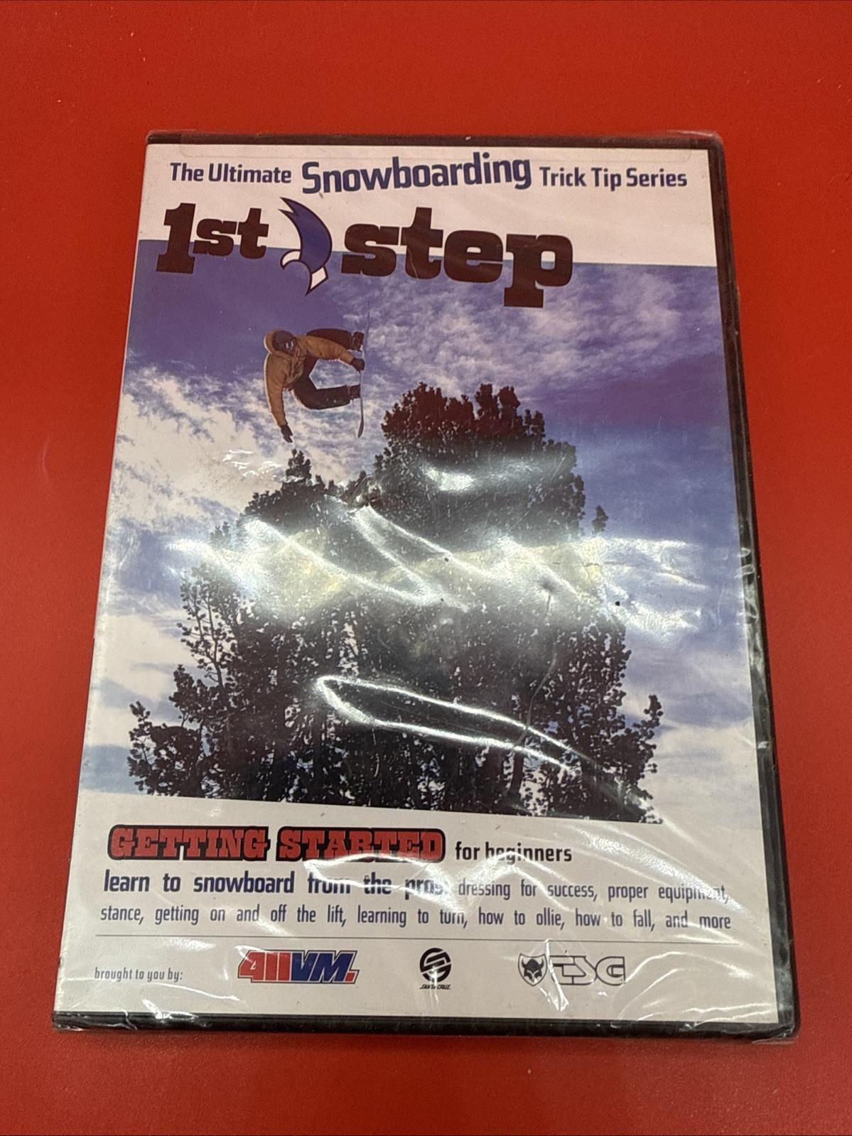 1st Step Snowboarding Getting Started for Beginners (DVD, 2004) - New Sealed