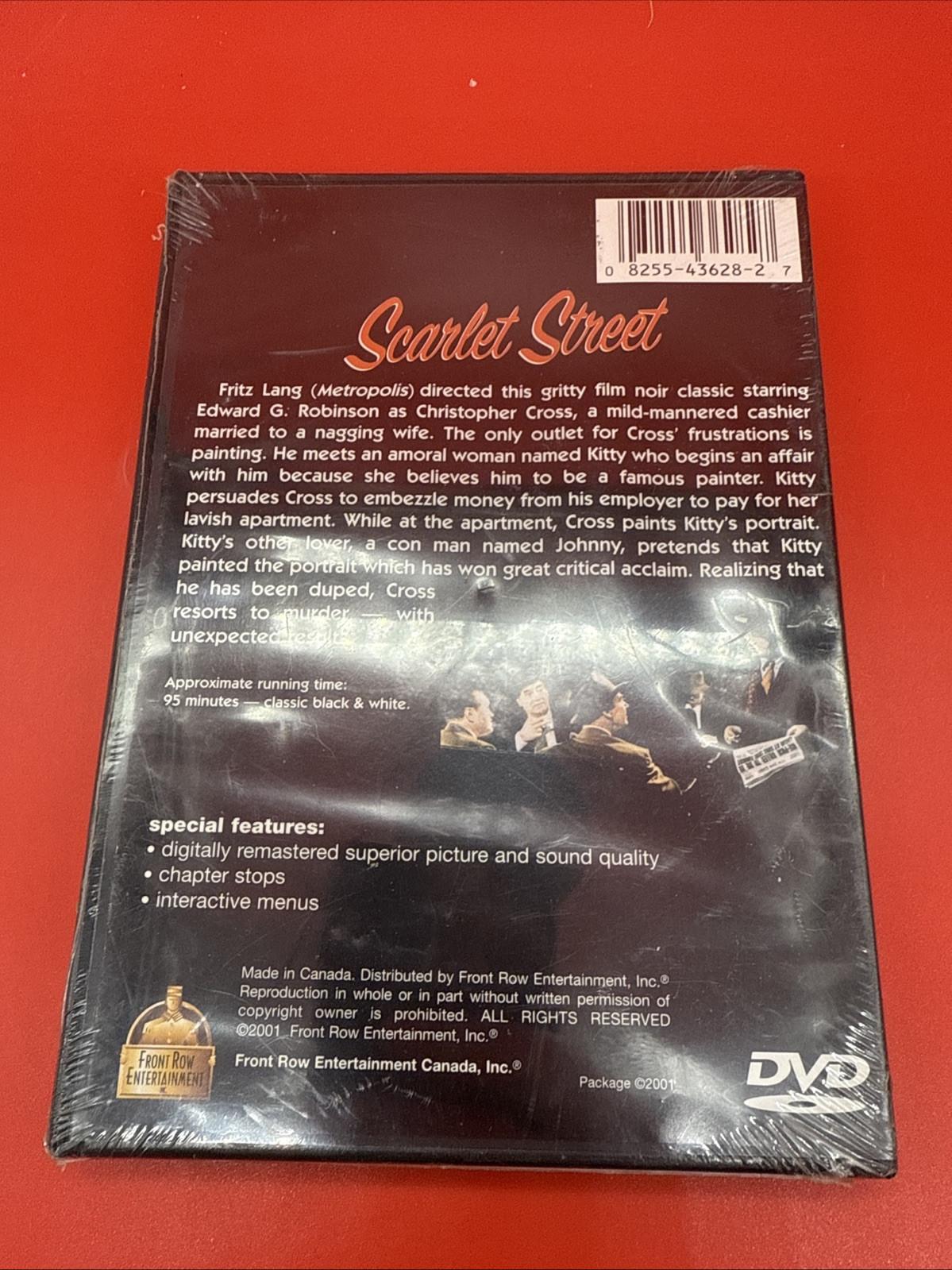 Scarlet Street (DVD, 1945) - Brand New Sealed - Image 3