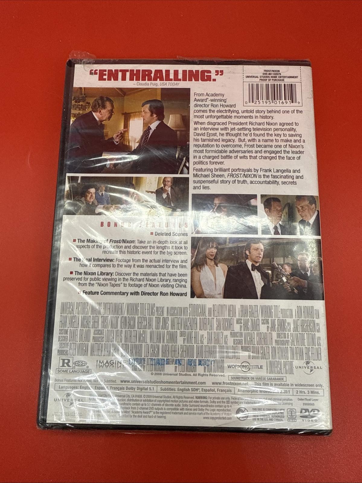 Frost/Nixon (DVD, 2009) - Brand New Sealed Drama Ron Howard Michael Sheen - Image 3