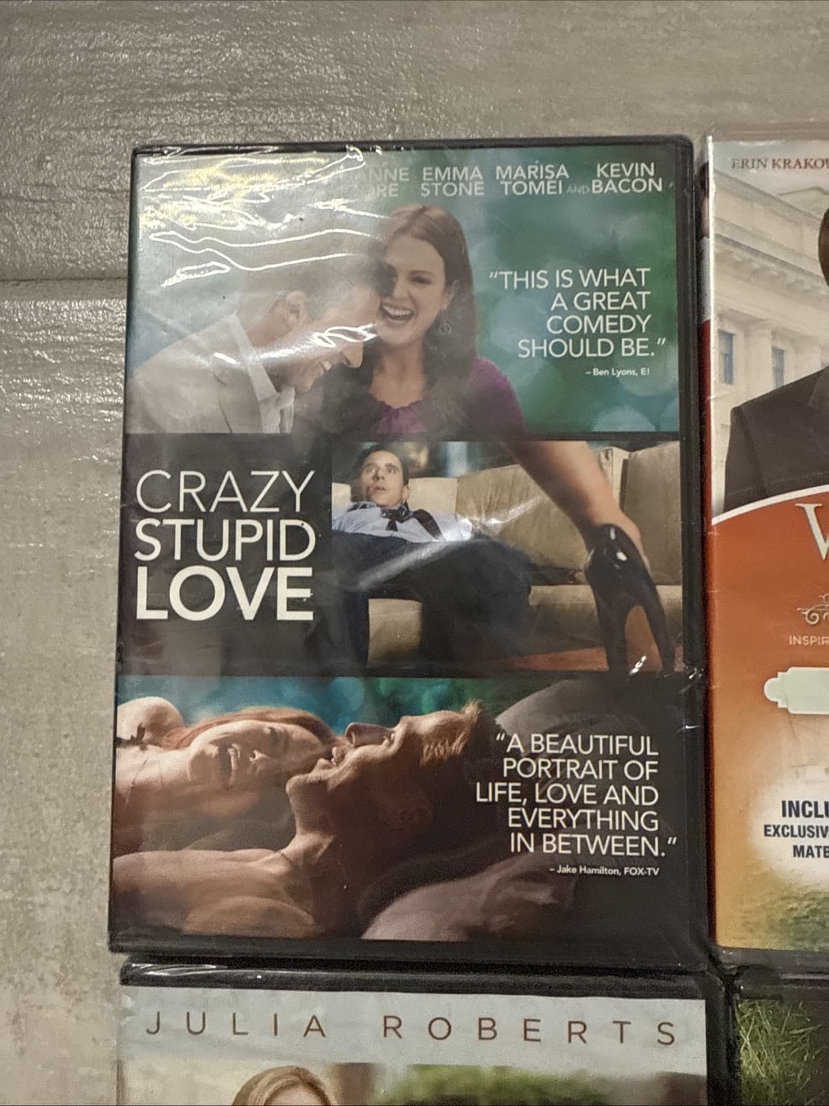 Lot Of 4 Rom Com Crazy Stupid Love Eat Pray Love The Fault In Our Stars - NEW - Image 5