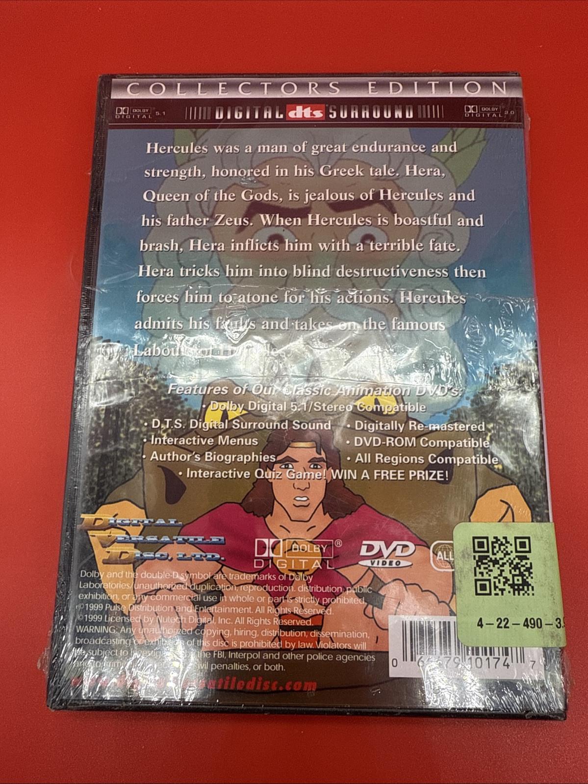 Hercules (DVD, 2000) Collectors Edition DTS Digital Surround Brand New Sealed - Image 3