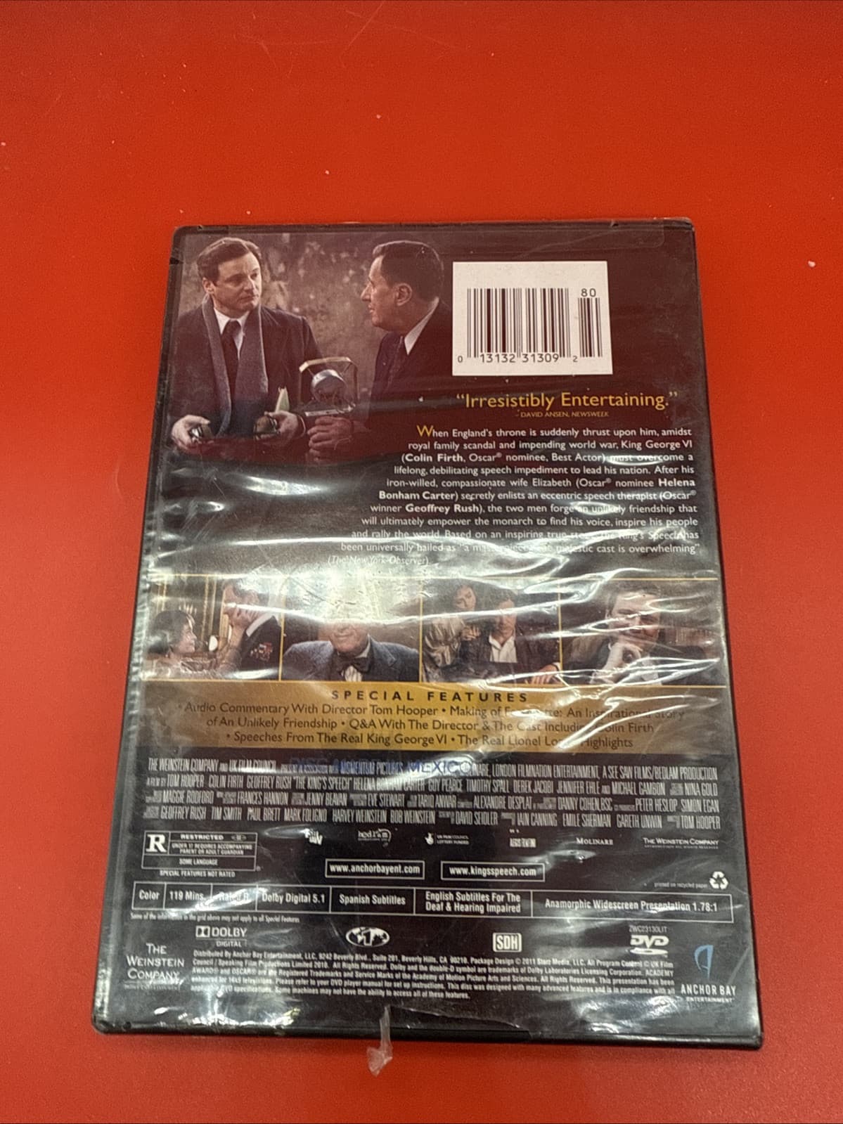 The King's Speech (DVD, 2010) - Brand New Sealed Drama Tom Hooper English Twc - Image 3