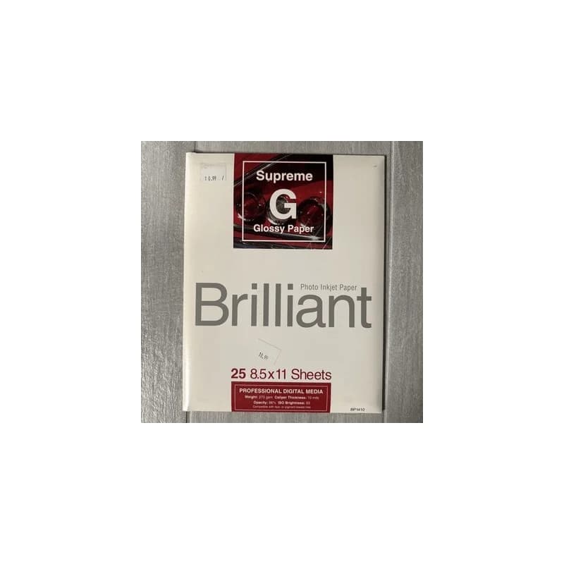 Supreme G Glossy Paper Brilliant Photo Inkjet Paper BP1410 270gsm 10mil 96% 93