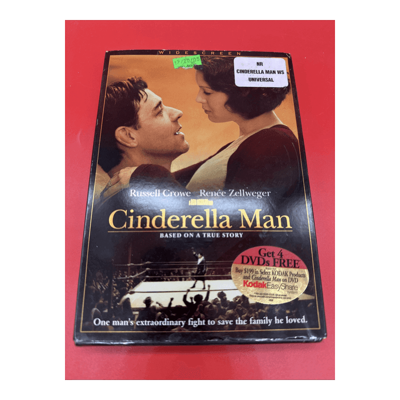 CINDERELLA MAN DVD WIDESCREEN RUSSELL CROWE RENEE ZELLWEGER FREE SHIPPING NEW