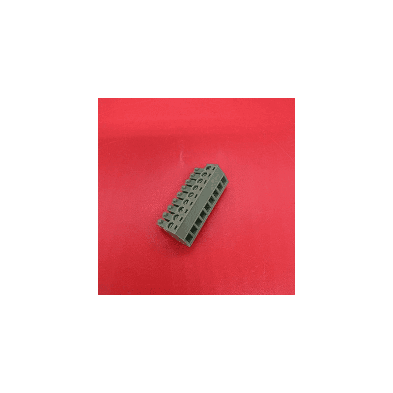 Phoenix 9 Pin Connector 125v 8A AWG 16-26 1.5 Ohm SAVANT Polyethylene (PE) Green