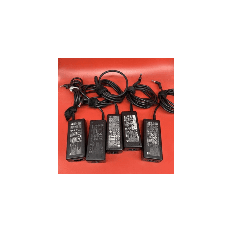 Lot Of 5 HP 45w AC Adapter 741727-001 AC/Standard Black For HP L25296-002